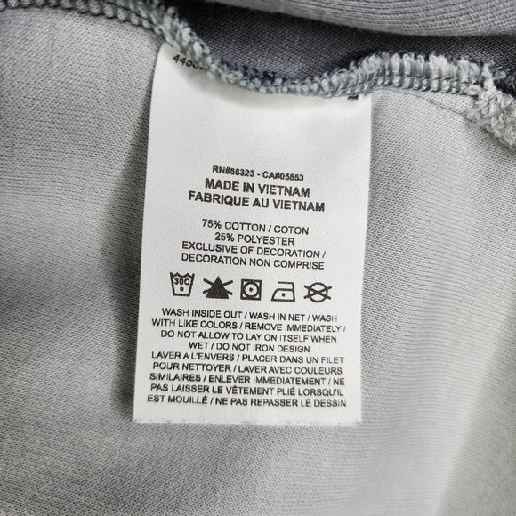 Nike Kids Dri-FIT Shirt 3/4 Sleeve Gray & White Embroidered Swoosh Youth Size XL - Picture 9 of 13